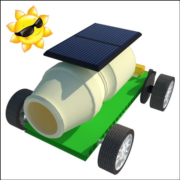 폐품 재활용 미니 태양광자동차(창작용)