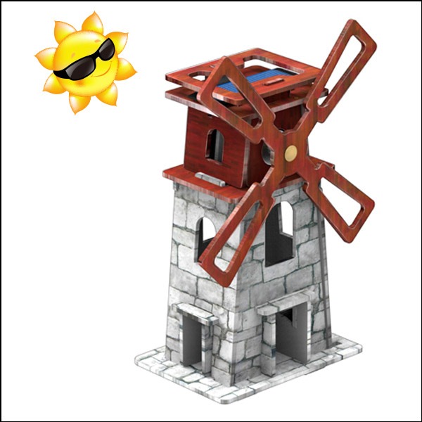 3D 입체 퍼즐 태양광 풍차