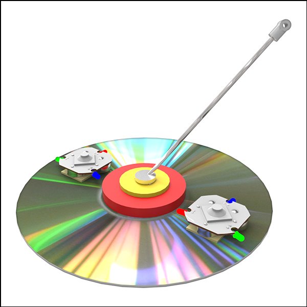 LED CD 공중부양 팽이(1인용/5인용)
