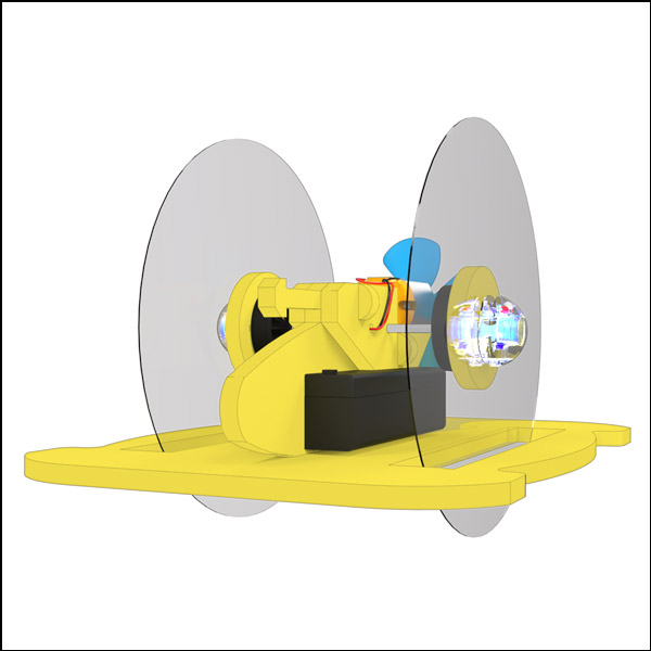 스페이스 투휠 수륙양용 이륜풍력카(일반형/레이저형/LED형)