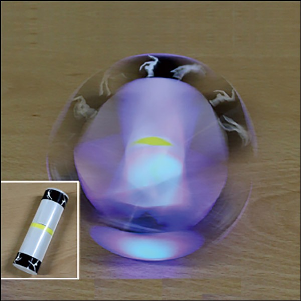 애니메이션 착시회전팽이(스티커형 5인용)-일반형/LED형